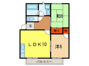 ハイツ南多聞台の物件間取画像